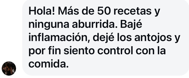 Mensaje real de Instagram