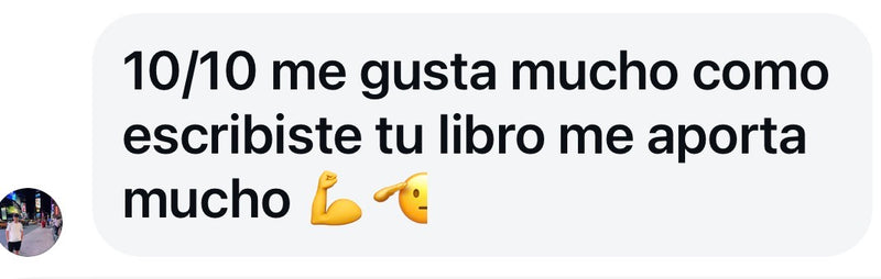 Mensaje real de Instagram