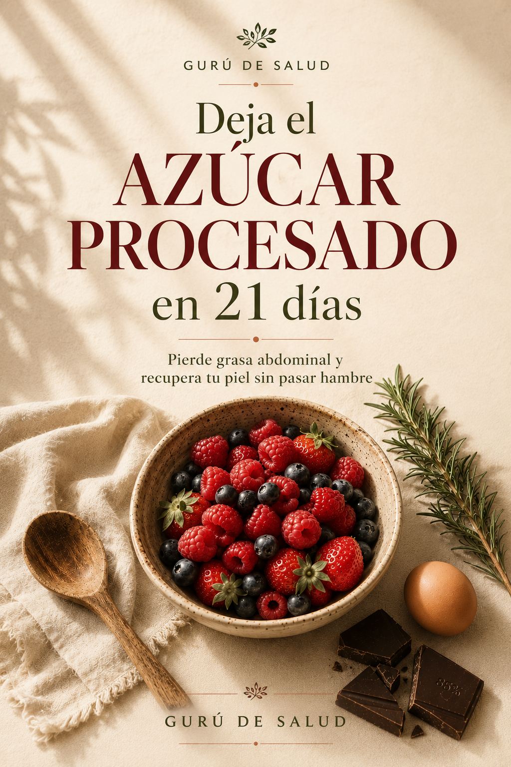 Portada Deja el Azúcar Procesado en 21 Días — Gurú de Salud